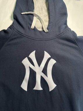 Antigua Navy Hoodie with White NY Emblem